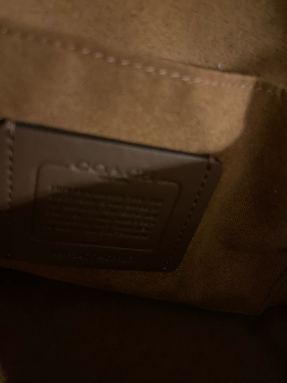 NWOT...Medium Amelia Coach Bag In Olive Green. Pebbled Leather Saddle Crossbody. - Picture 10 of 11